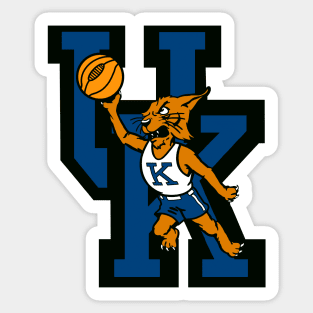 Retro meets New Wildcat Basketball Sticker